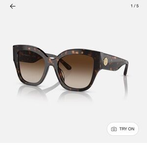 Tory Burch Brown Tortoise Sunglasses